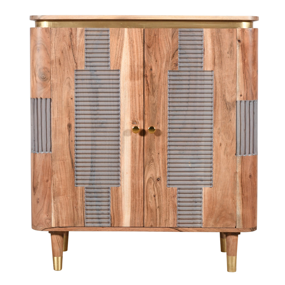 Desoto Acacia Wood 2 Doors Sideboard