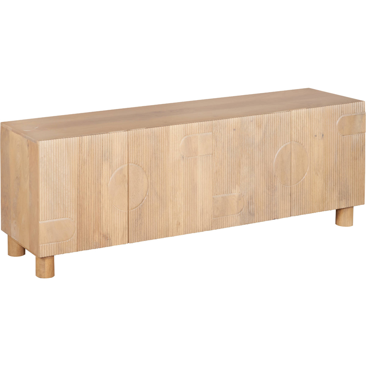 Barnstaple Solid Wood Large Low Board Tv Cabinet