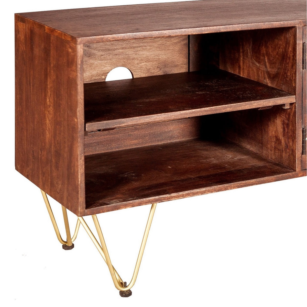 Ebern Dark Gold Plasma Media Unit