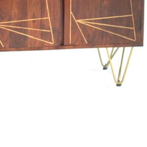 Ebern Dark Gold Large Sideboard