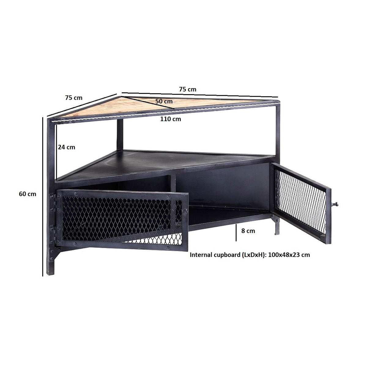 Hendrix Corner Tv Unit