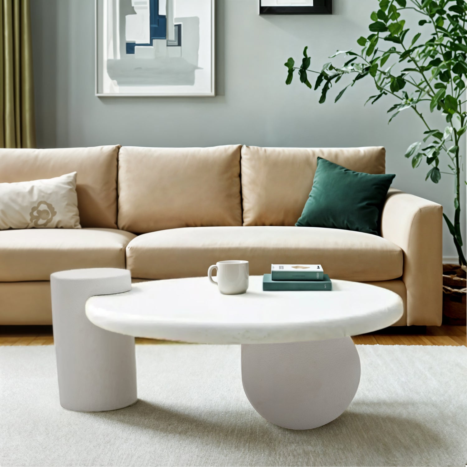 Chicoine Modern Abstract Coffee Table