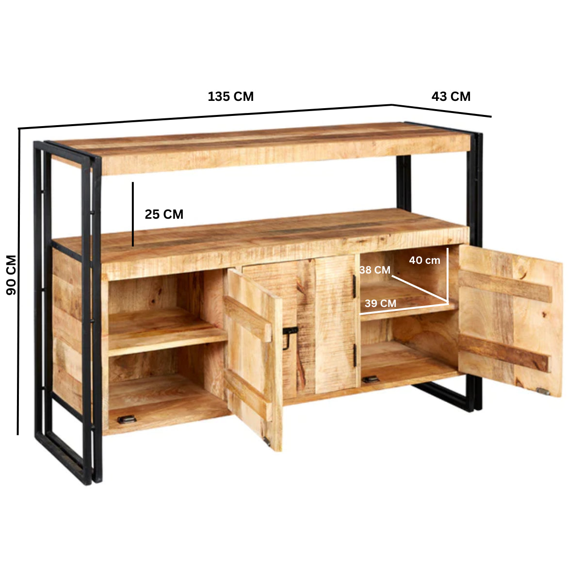 Westhought Industrial Sideboard