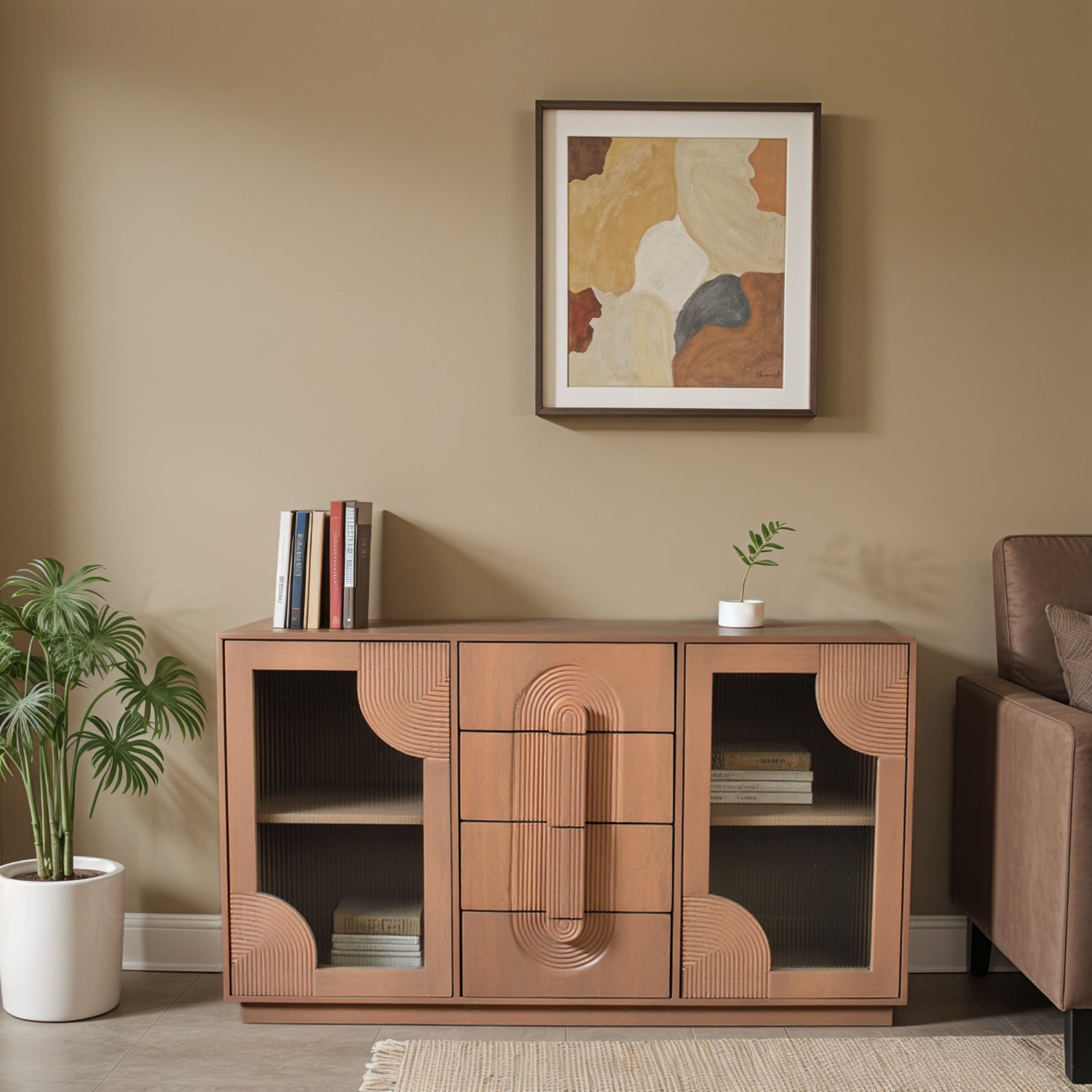 Calista Solid Wooden Extra Large Sideboard