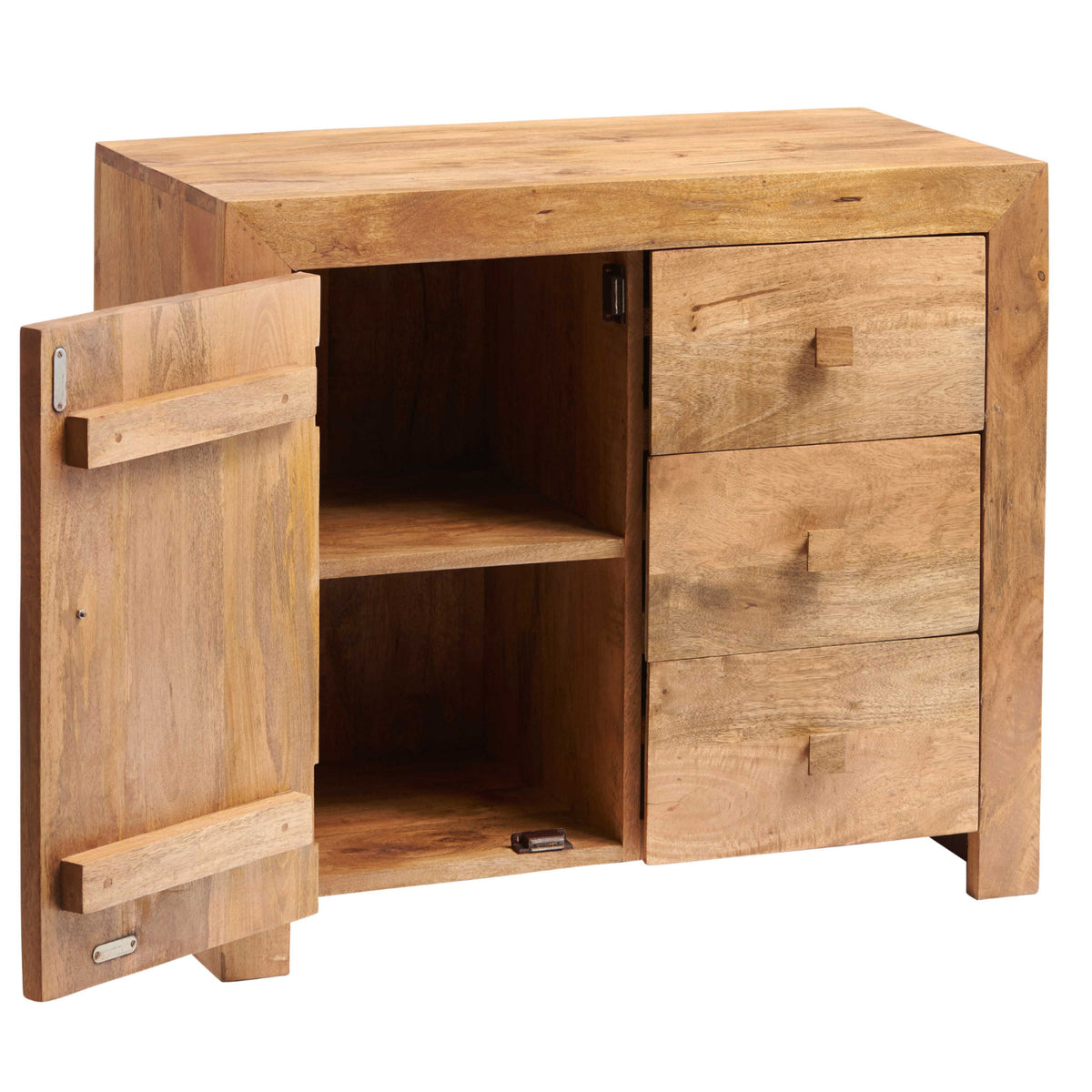 Clasby Light Mango 3 Drawer Sideboard