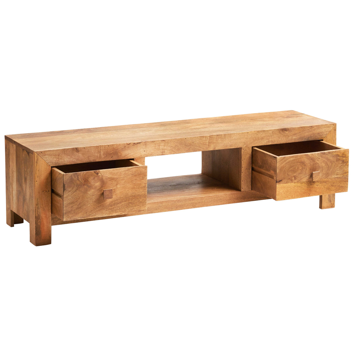 Clasby Light Mango Wide Screen Tv Unit