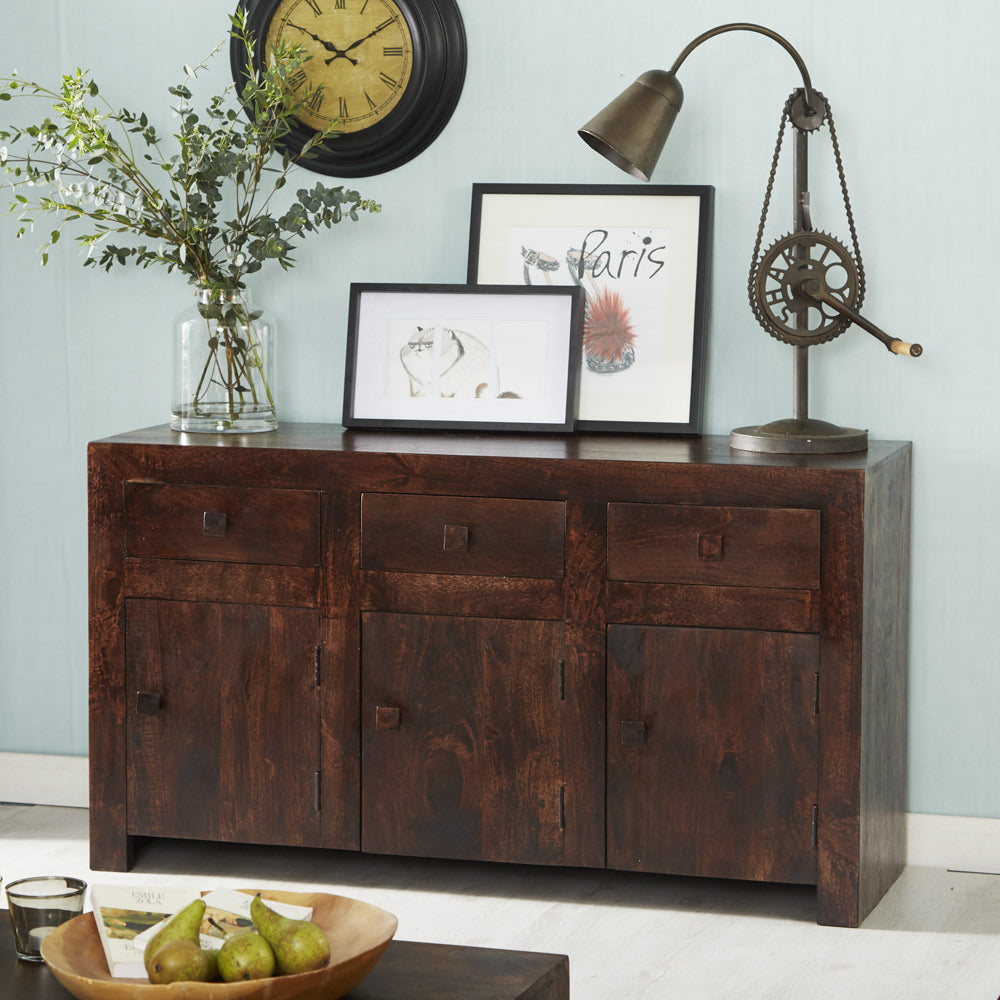 Clasby Dark Mango Large Sideboard
