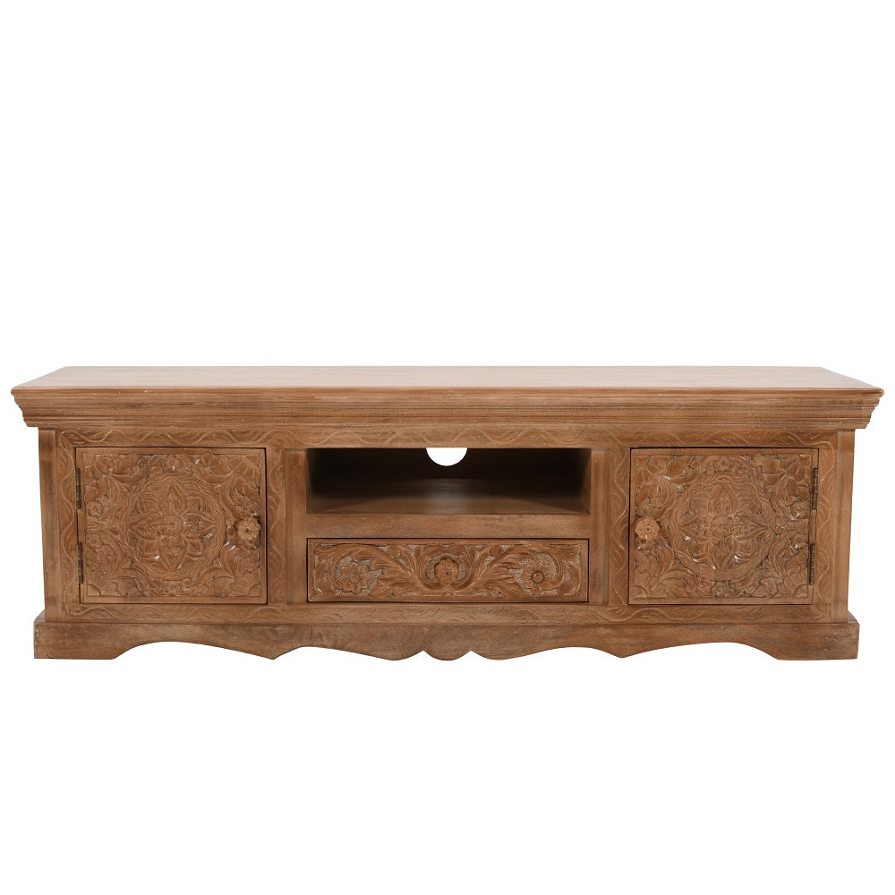 Abingdon Mango Wood Tv Cabinet