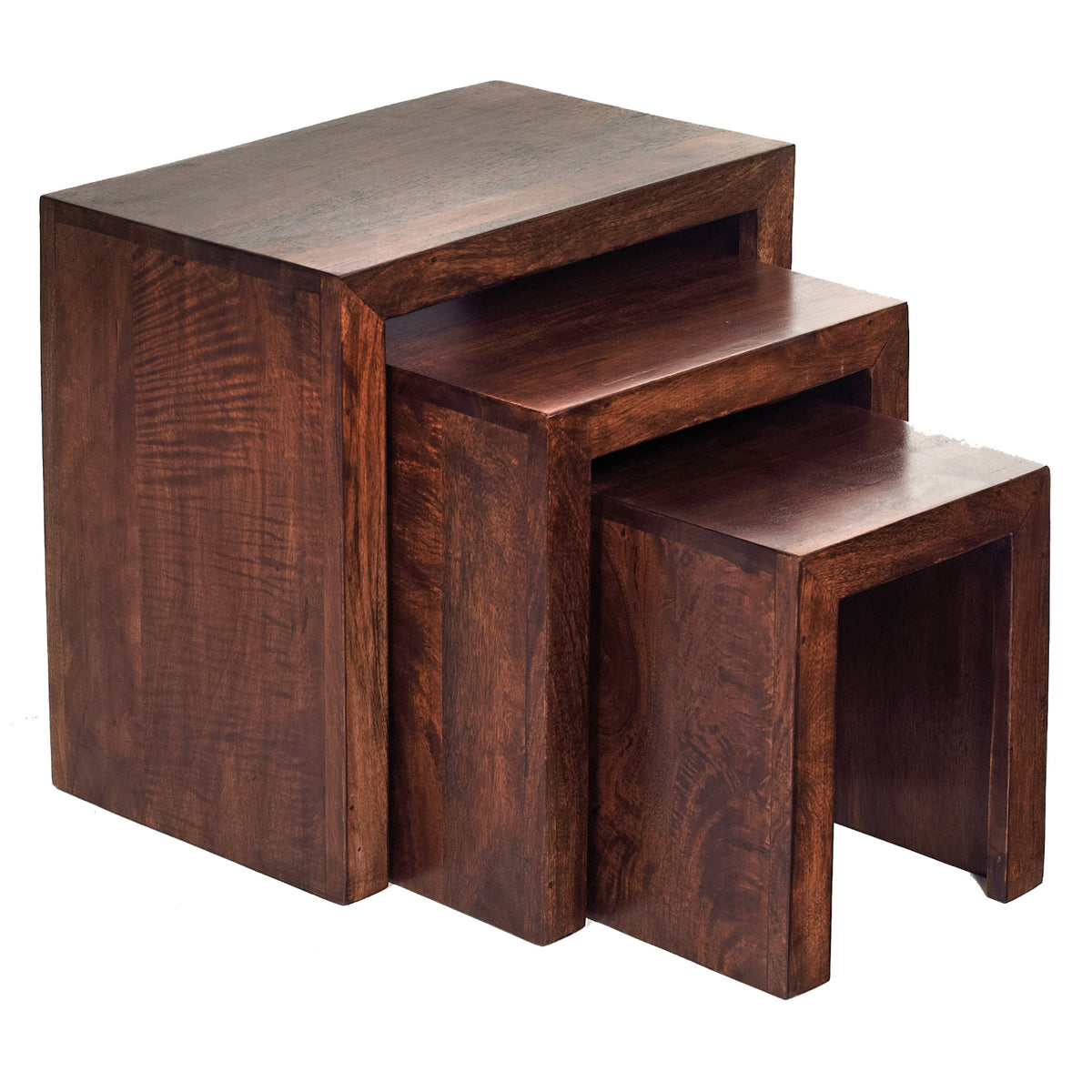 Clasby Dark Mango Nest Of 3 Tables