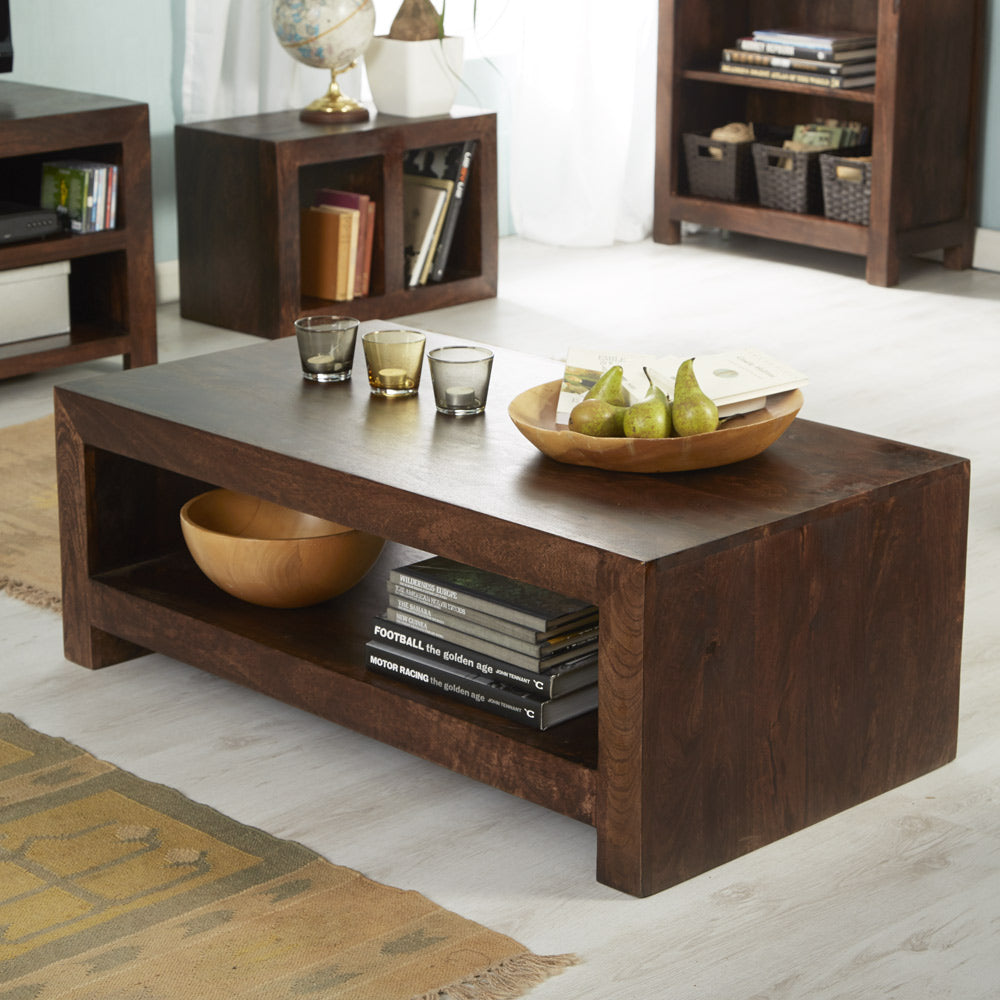 Clasby Dark Mango Large Coffee Table