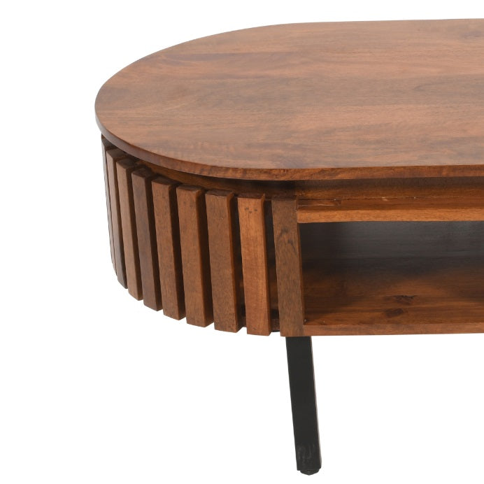 Farris Mango Wood Rectangular Coffee Table