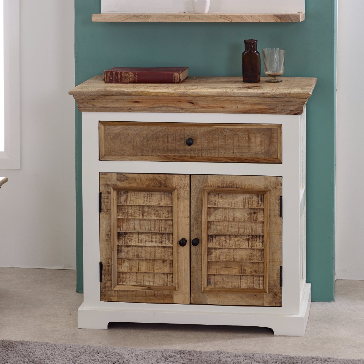 Sorro Wood Sideboard - 1 Drawer & 2 Doors