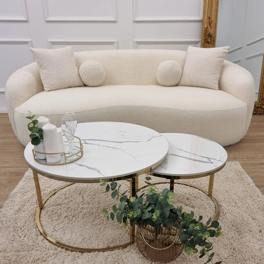 Mollaby Curve Boucle Sofa