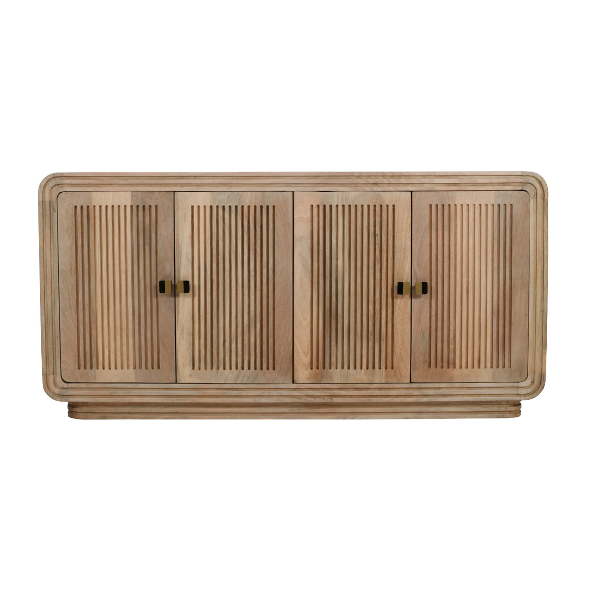 Tutti Carved Mango Wood 4 Doors Large Sideboard