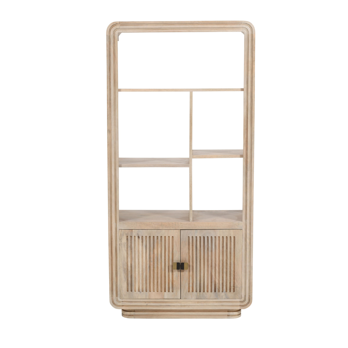 Tutti Carved Mango Wood Bookcase