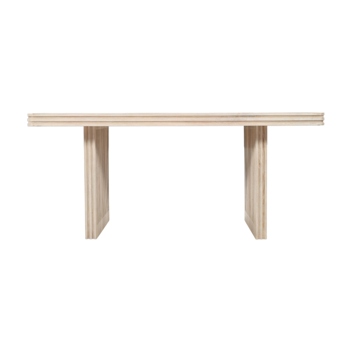 Tutti Carved Mango Wood Dining Table 6 Seater