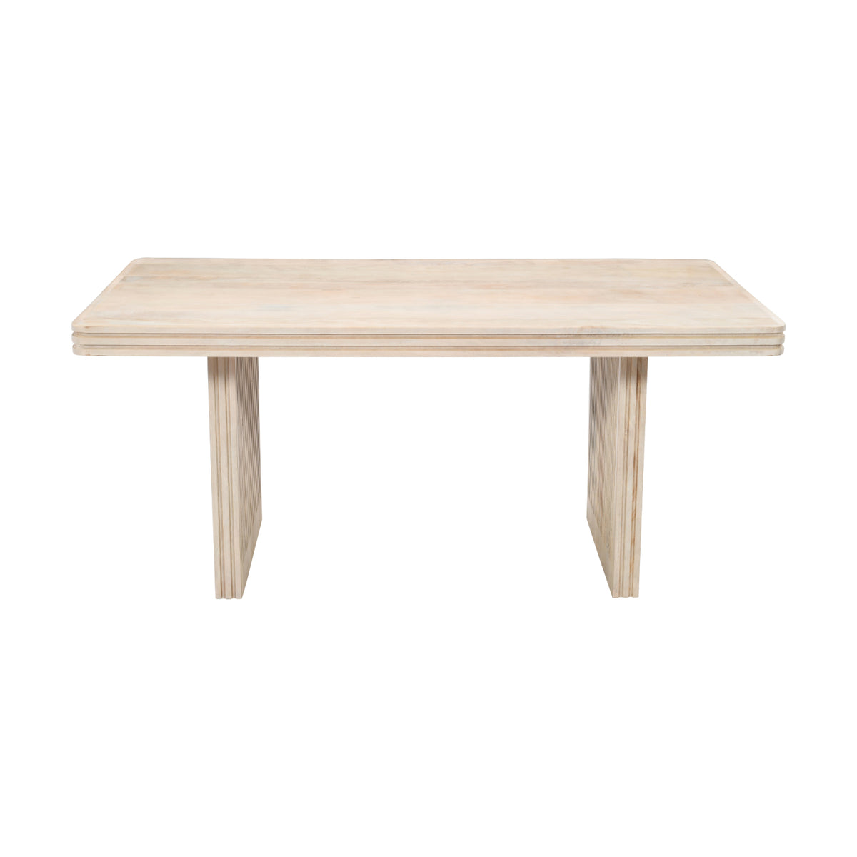 Tutti Carved Mango Wood Dining Table 6 Seater