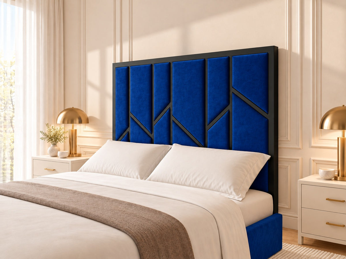 Anji Luxe Metal TV Bed Frame