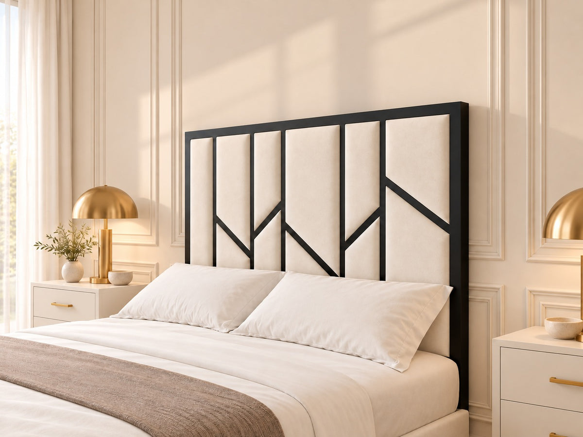 Anji Luxe Metal TV Bed Frame