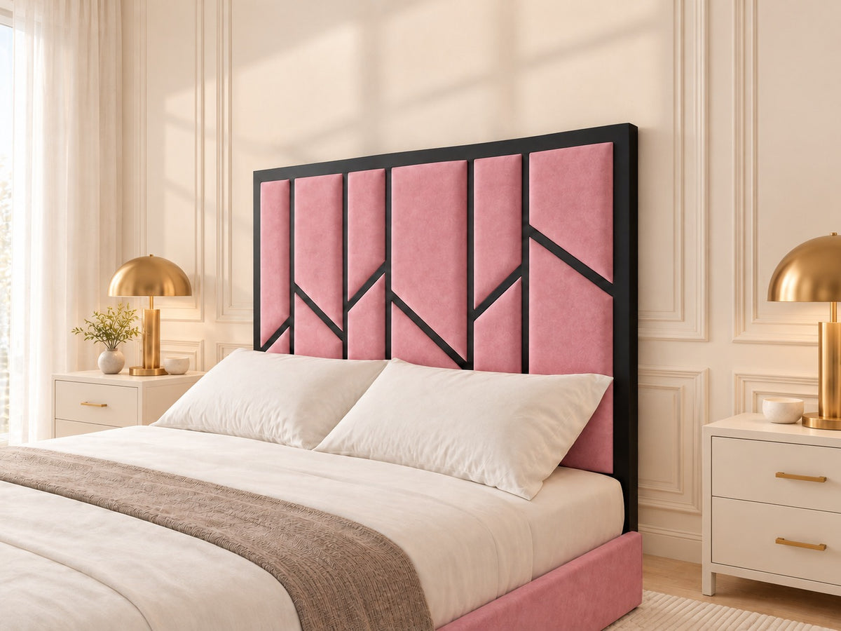 Anji Luxe Metal TV Bed Frame