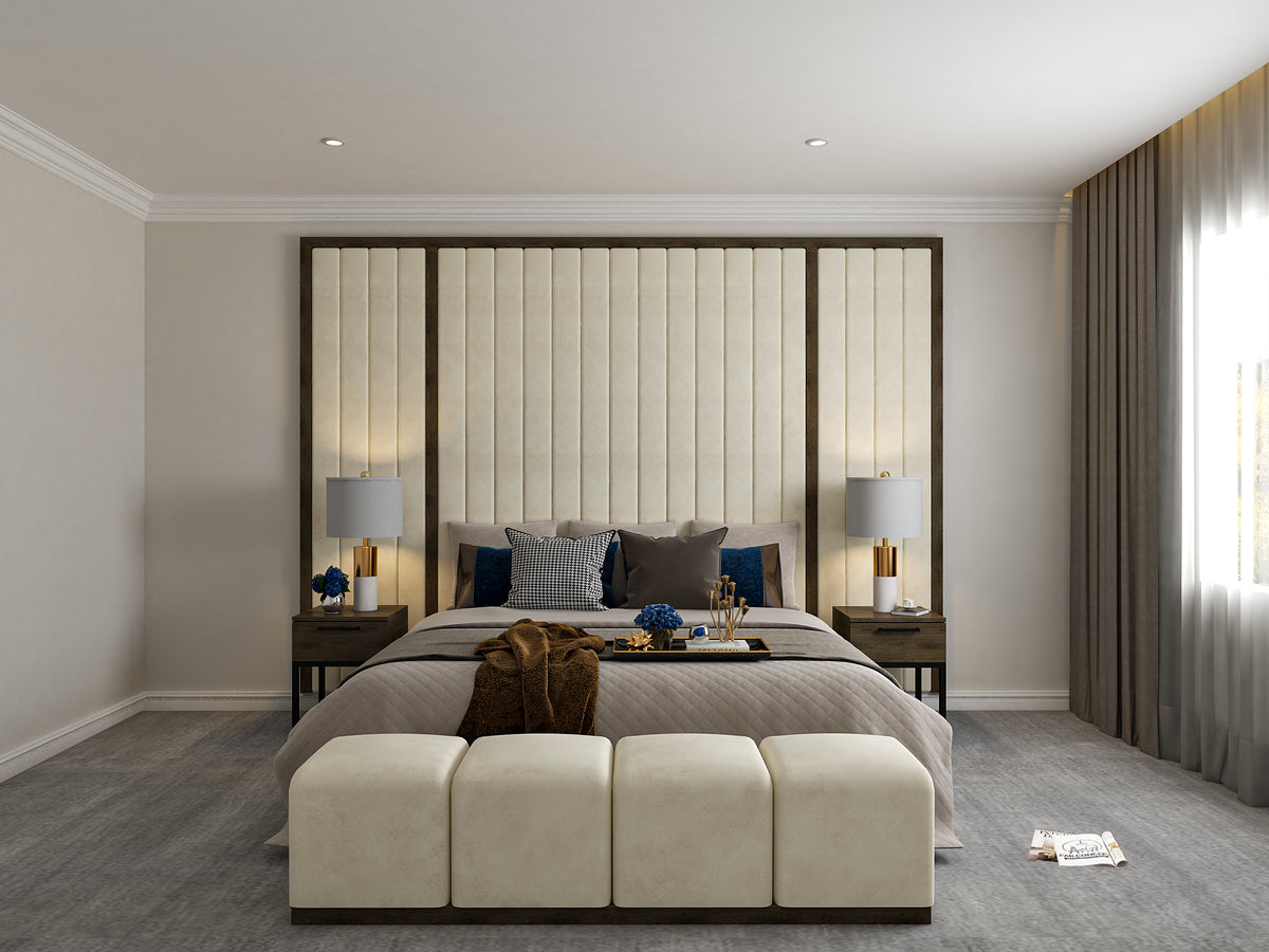 Coco Tropez Line Wallboard Bed
