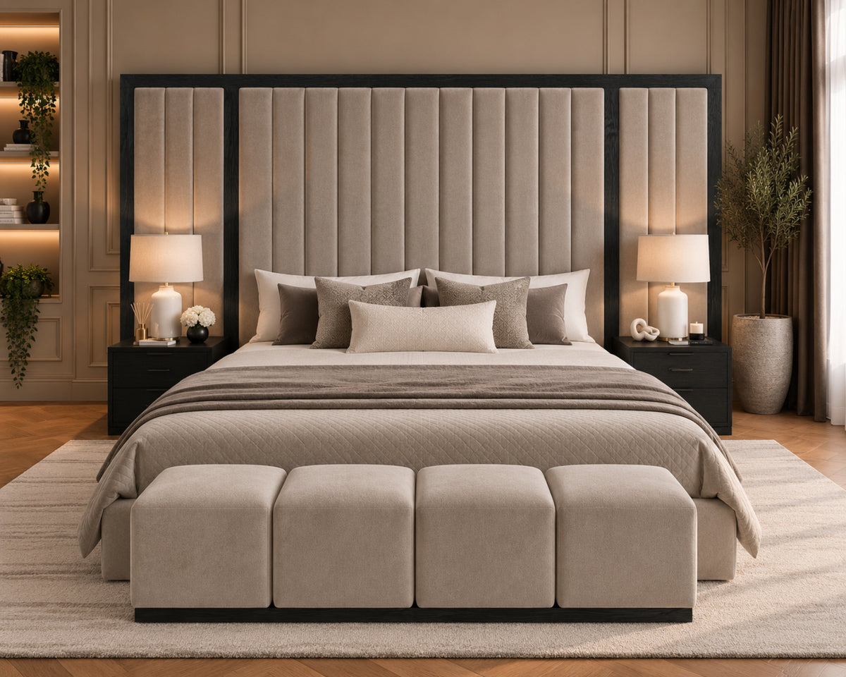 Coco Tropez Line Wallboard Bed