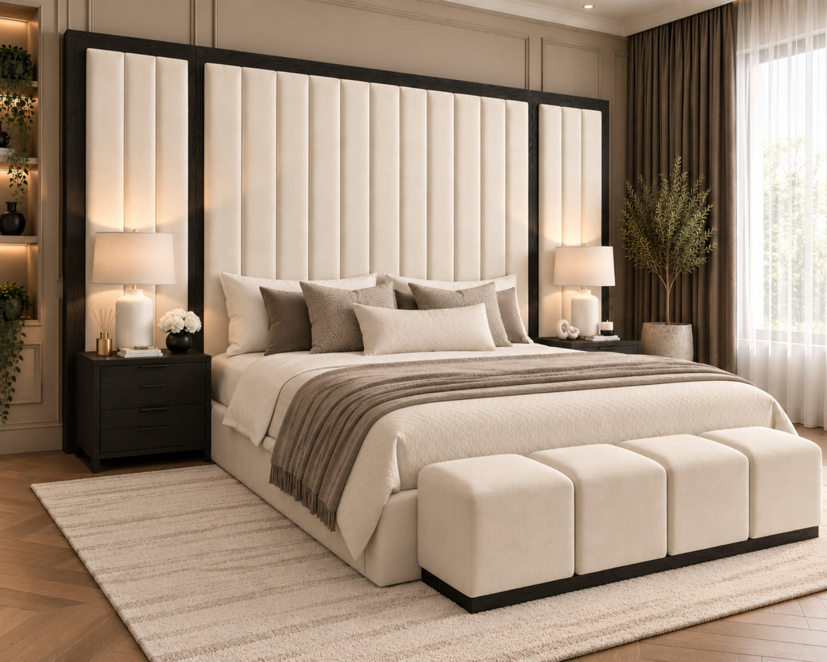 Coco Tropez Line Wallboard Bed