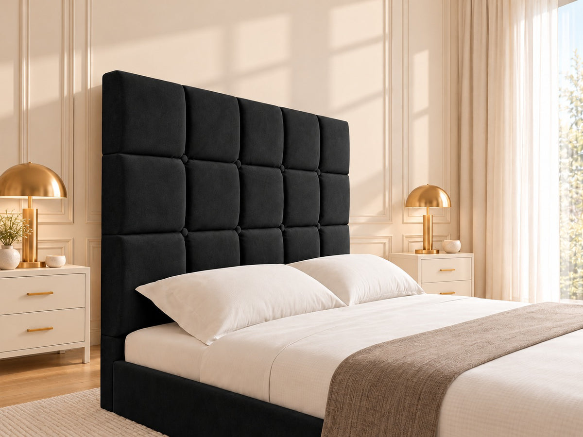 Cubica Upholstered TV Bed Frame