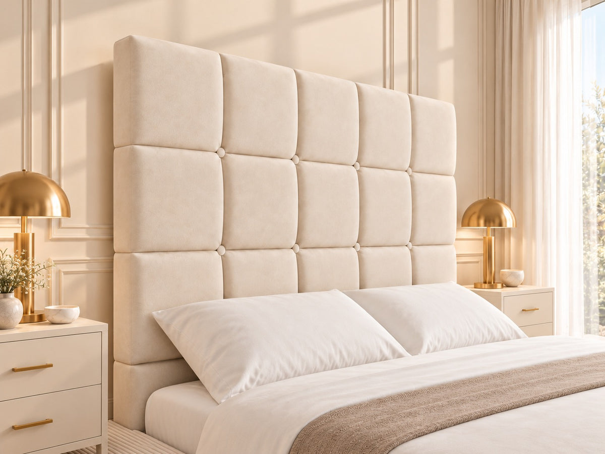 Cubica Upholstered TV Bed Frame
