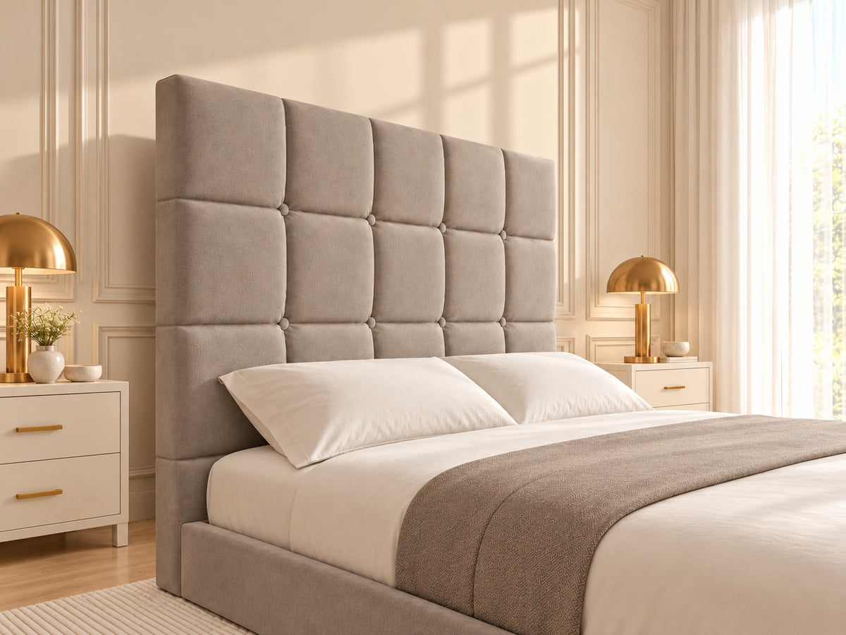 Cubica Upholstered TV Bed Frame