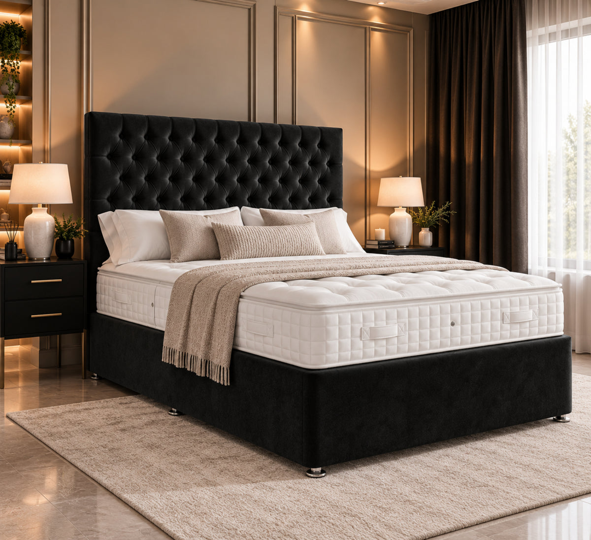Elegant Chesterfield Divan Bed