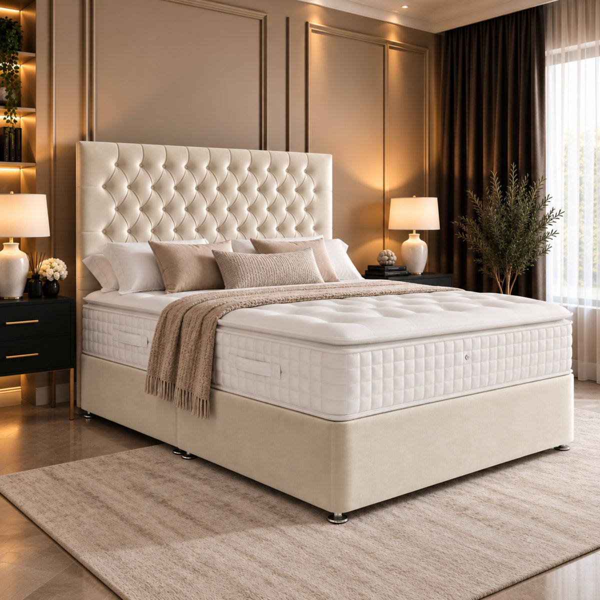 Elegant Chesterfield Divan Bed