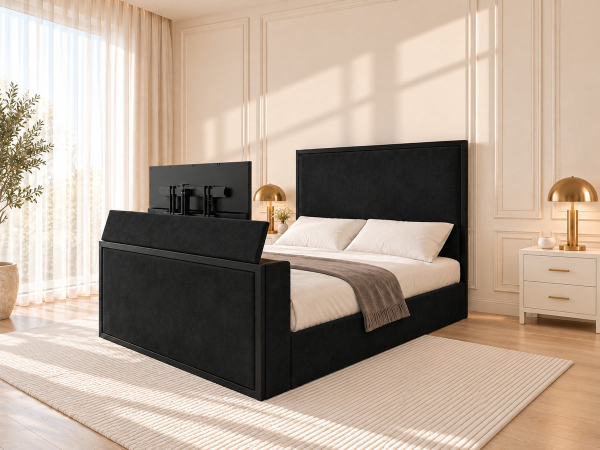 Ivy Metal TV Bed