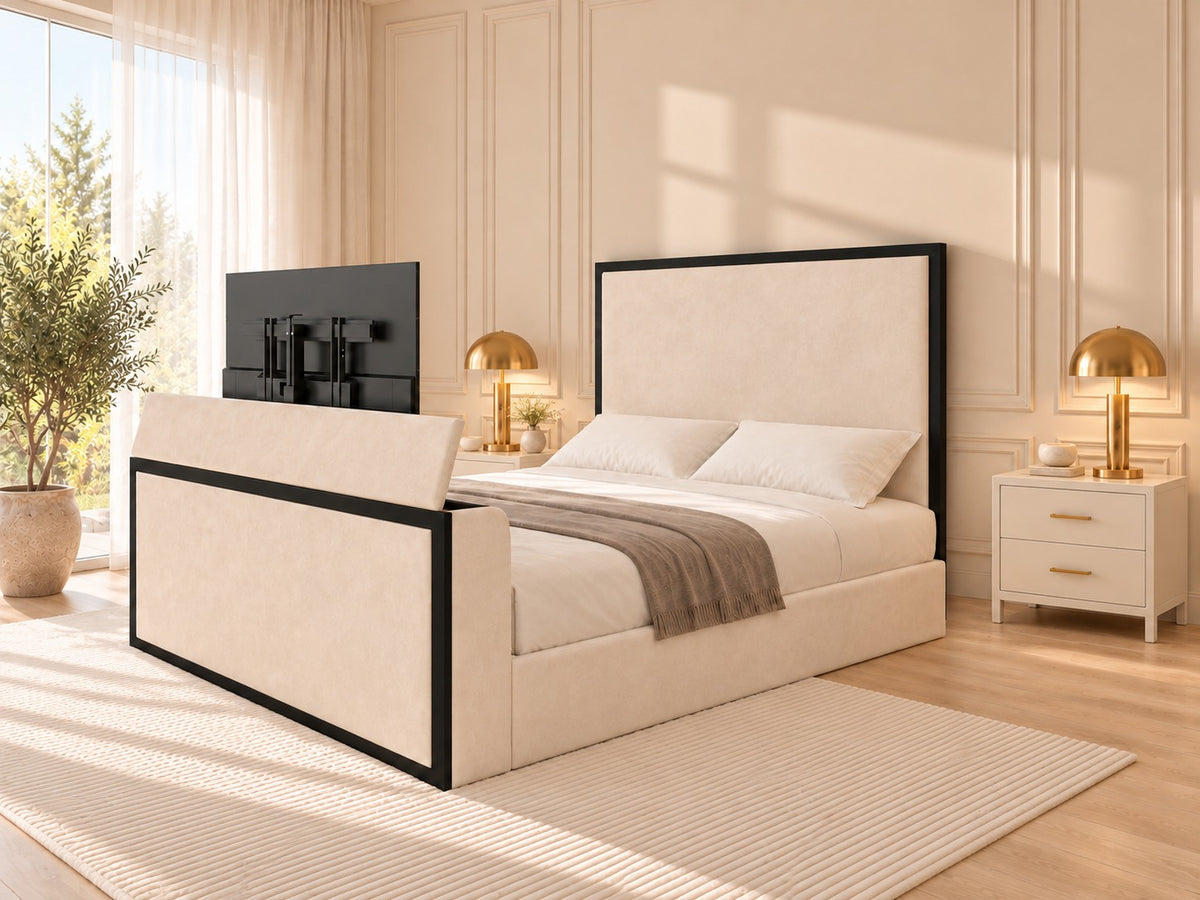 Ivy Metal TV Bed