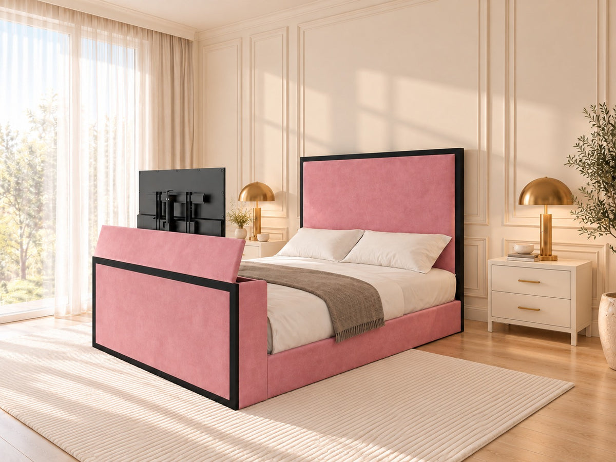 Ivy Metal TV Bed