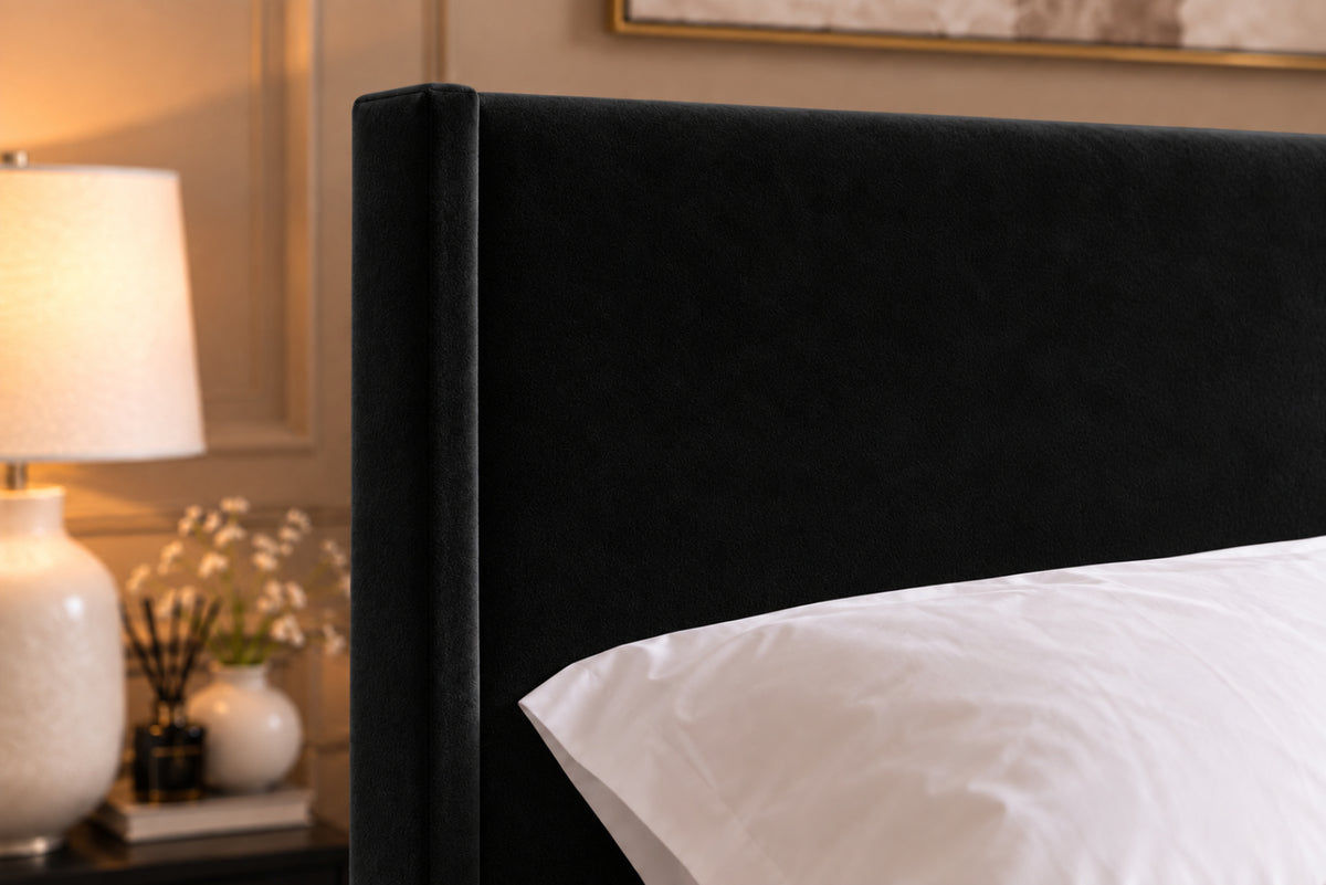 Juliette Boucle Upholstered Bed Frame