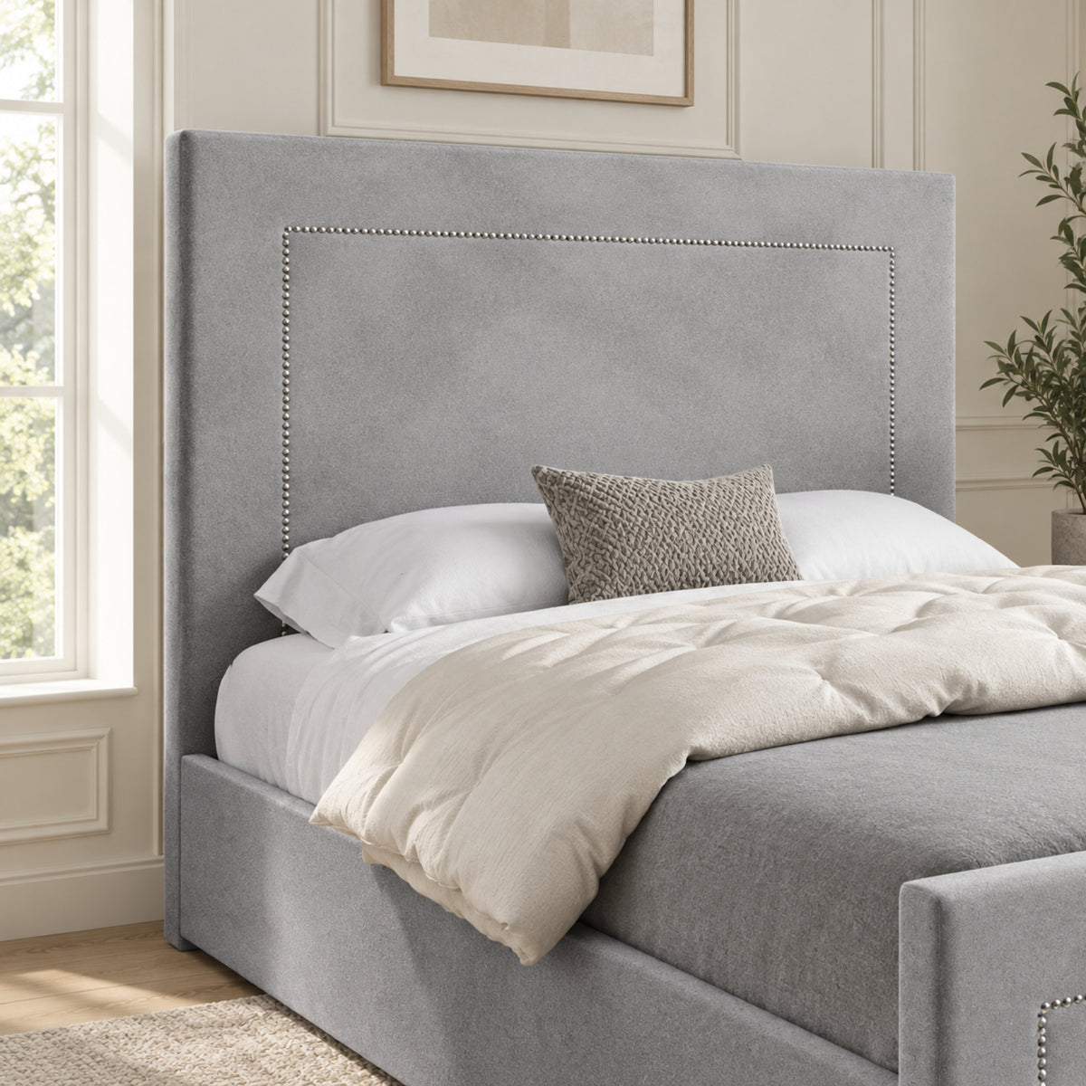 Lucca Upholstered Soft Velvet Bed Frame