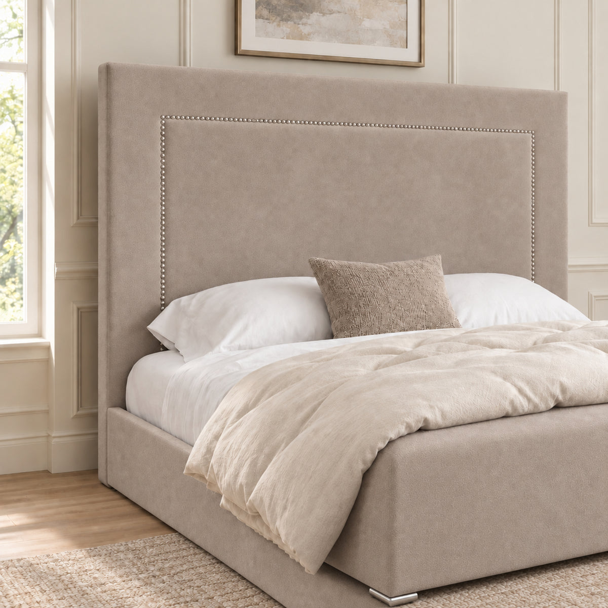 Lucca Upholstered Soft Velvet Bed Frame