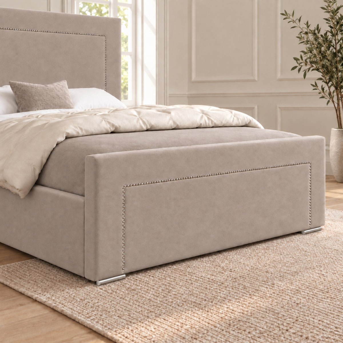 Lucca Upholstered Soft Velvet Bed Frame