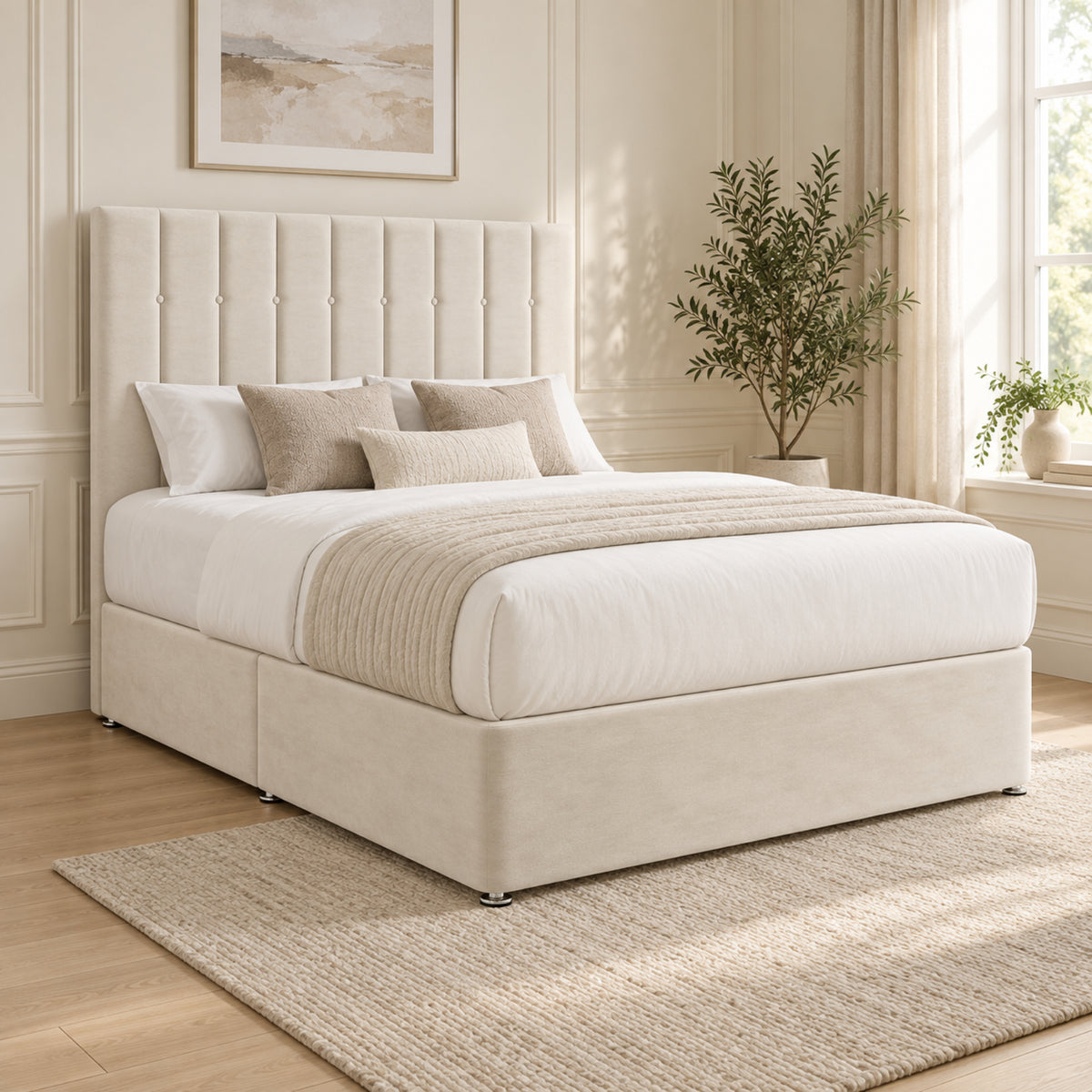Marcelo Upholstered Soft Velvet Bed Frame