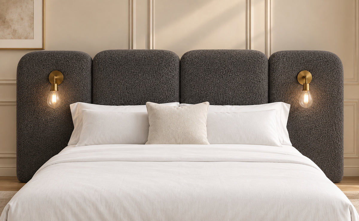 Molly Panelled Bed with Lights
