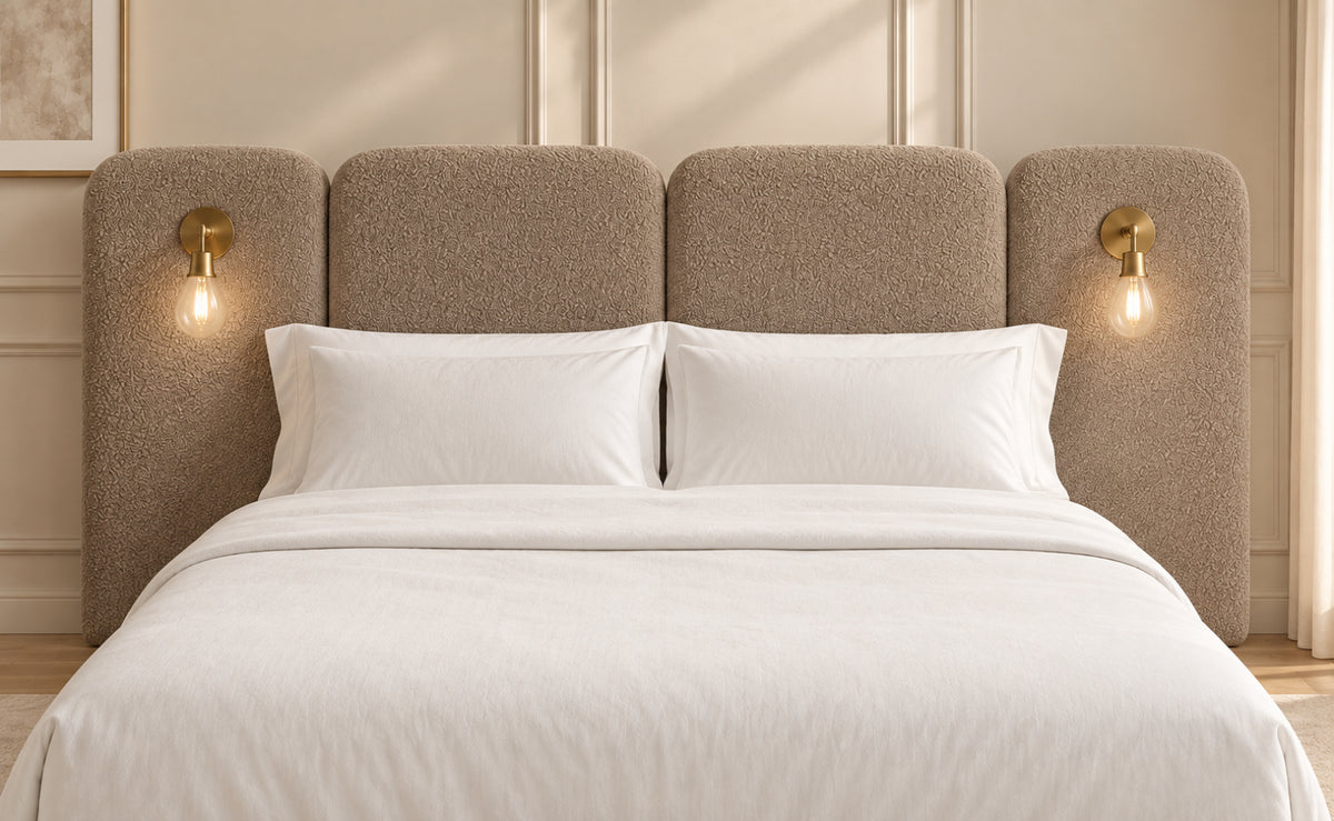 Molly Panelled Bed with Lights