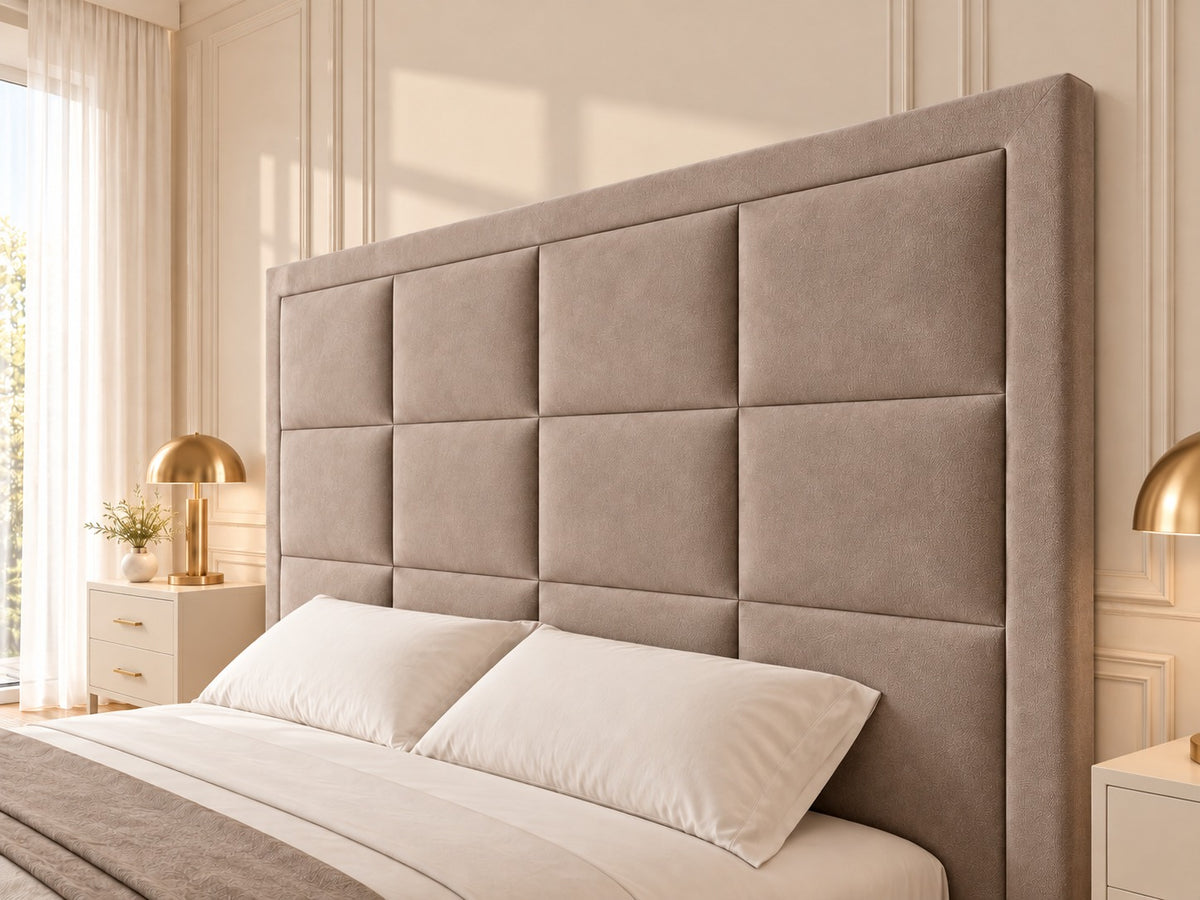 New York Upholstered TV Bed Frame
