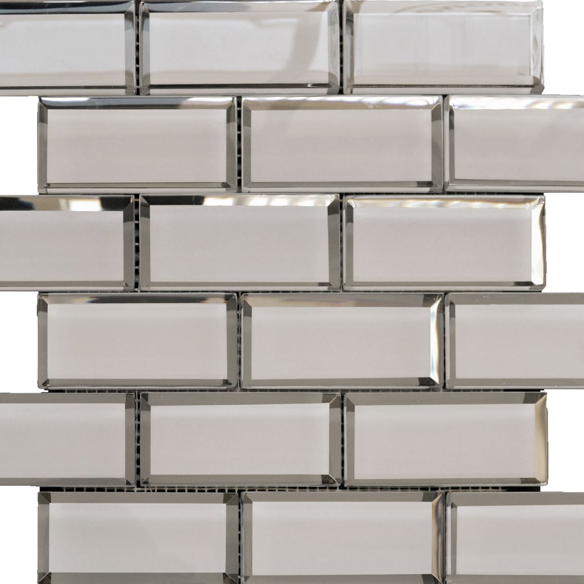 Piazza Pearl Polished Mosaic Sheet 7.5cm x 15cm