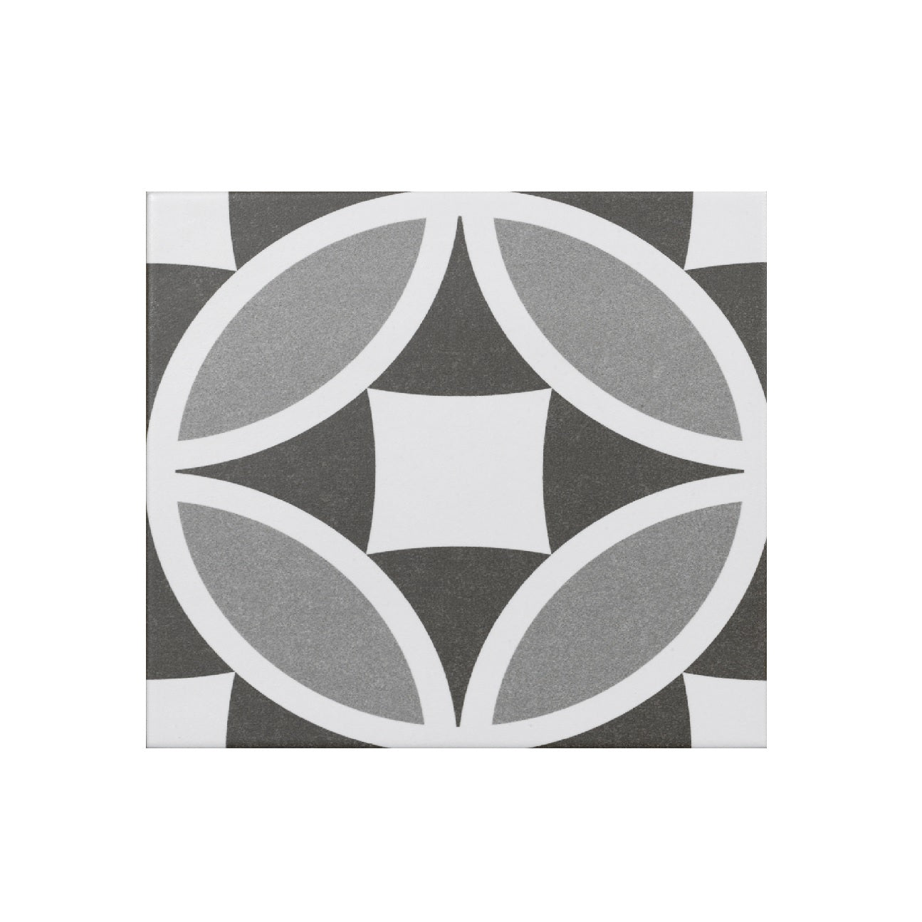 Celestia Grey Patterned Matt Wall & Floor Tile 20cm x 20cm