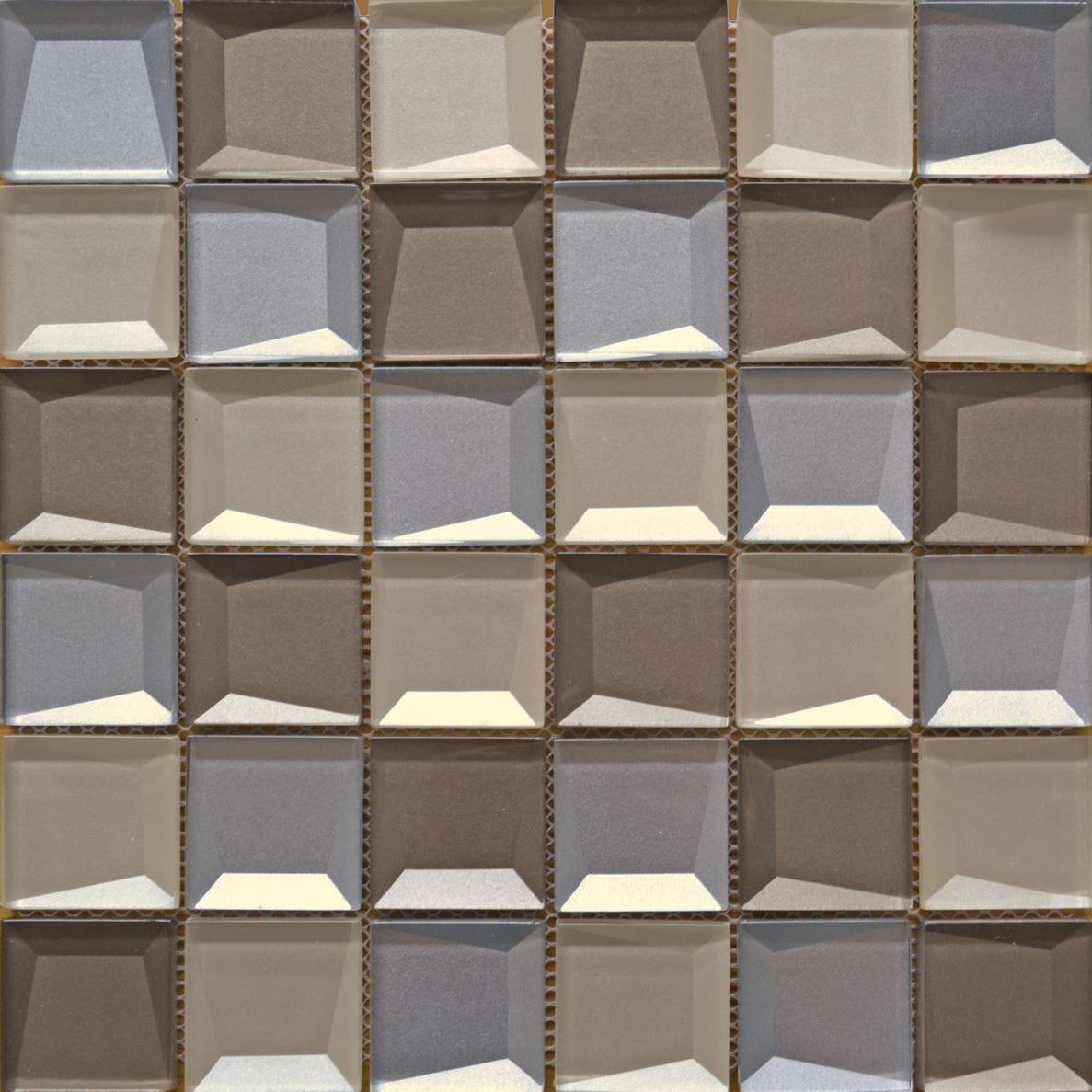 Mira Natural 3D Mosaic Sheet 30cm x 30cm