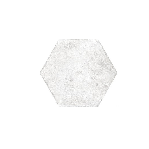 Palwan Hexagon White Matt Wall & Floor Tile 23cm x 27cm