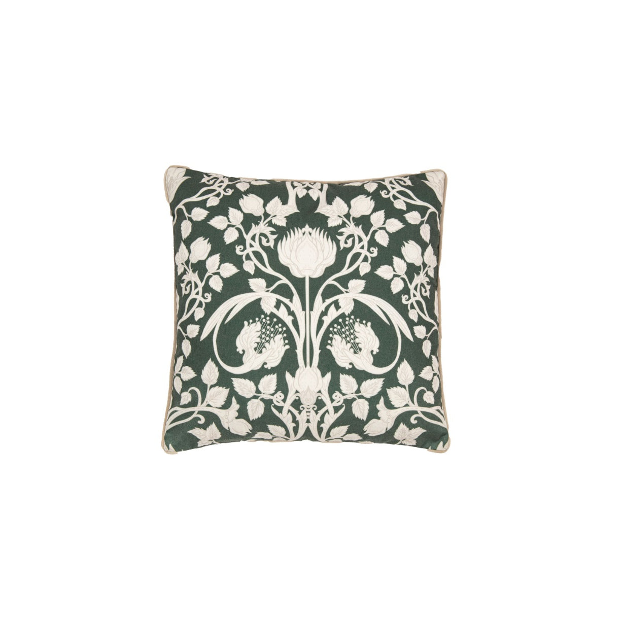 Emerald Botanica Pillow Cover