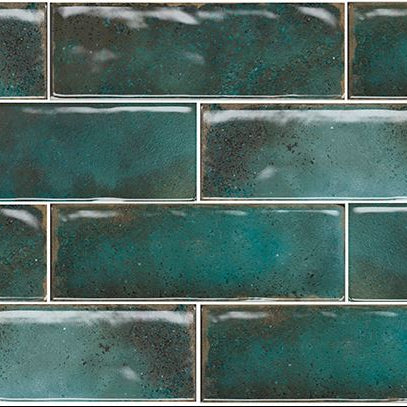 Spectrum Esmeralda Green Polished Wall Tile 6.5cm x 20cm