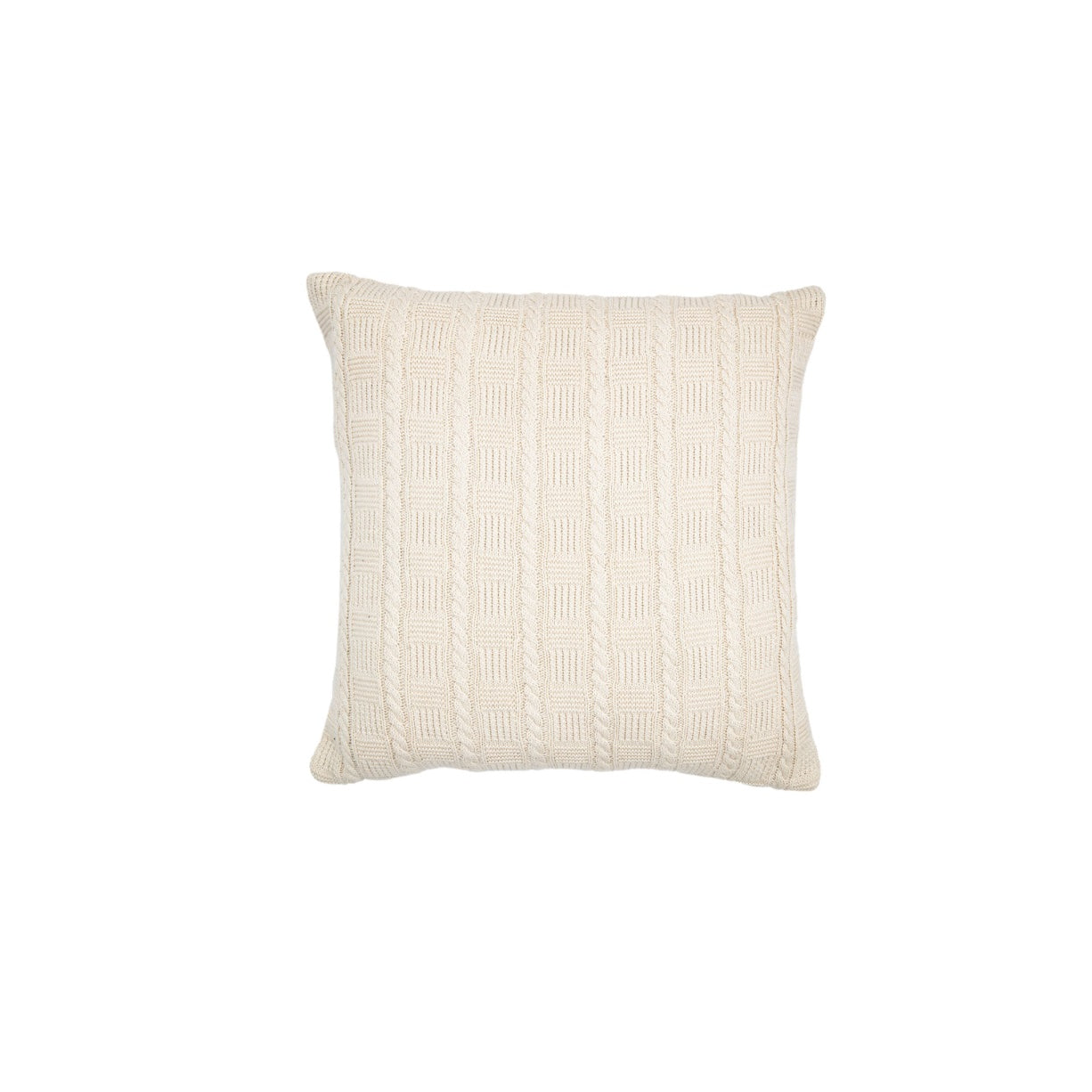 Cozy Cable Knit Pillow Cover